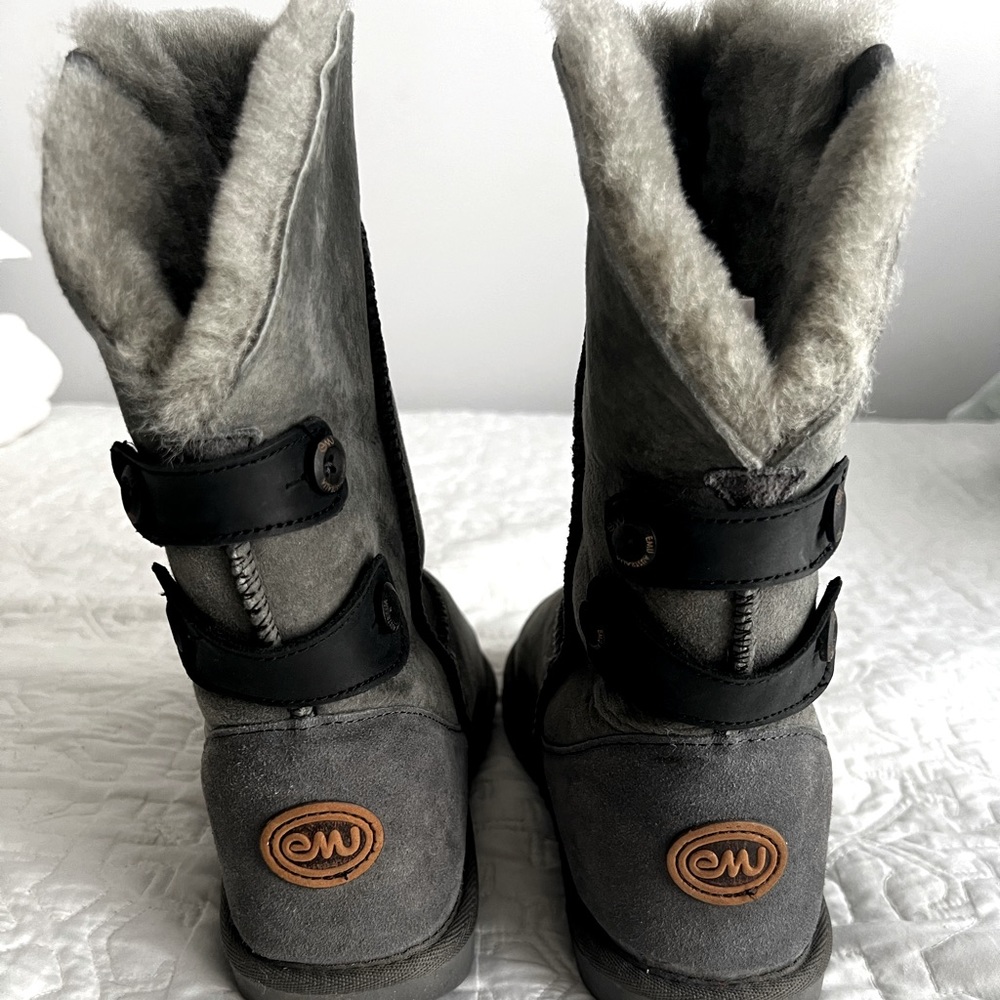 Emu Alba boots in Charcoal/Anthracite Women’s size 9